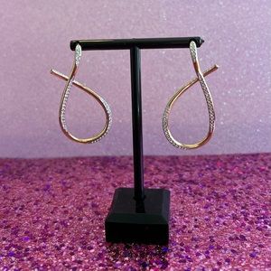 Swarovski Modern Hoop Earrings